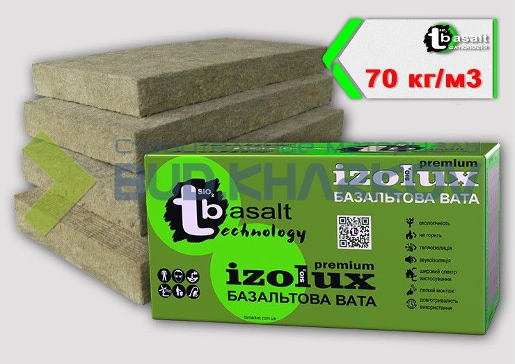 Утеплитель “Izolux Premium”  70  утепление вентилируемого фасада