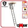 Чердачная лестница Oman Mini Termo (100x60) H265