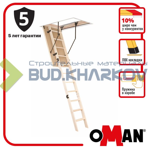 Чердачная лестница Oman Prima (120x60) H280