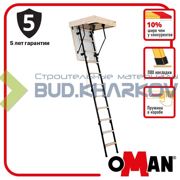 Чердачная лестница Oman Mini Termo (90x60) H265