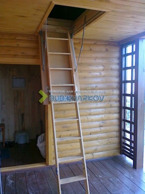 Чердачная деревянная лестница FAKRO LWS Smart сегментная