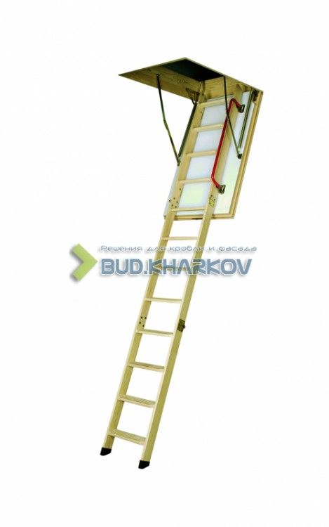 Чердачная деревянная лестница FAKRO LWK Komfort сегментная